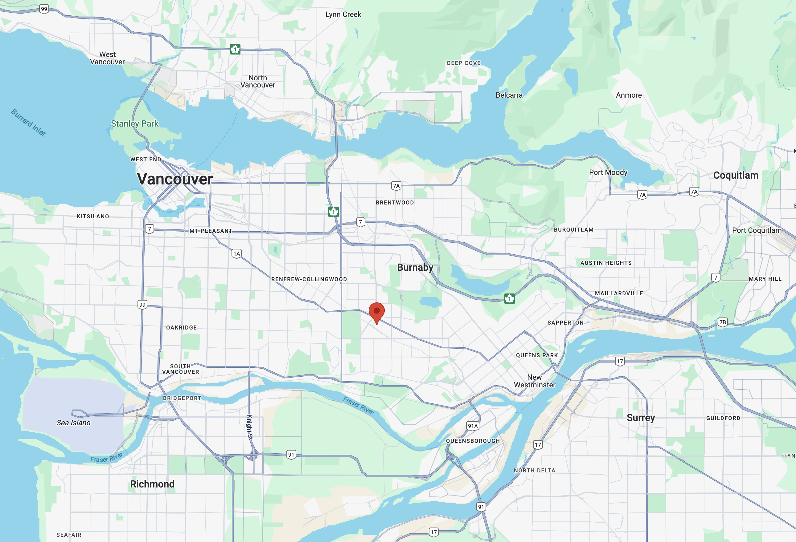 Vancouver (Burnaby) Office Location
